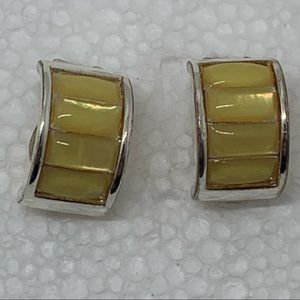 Vintage Pair Of Clip-on Earrings